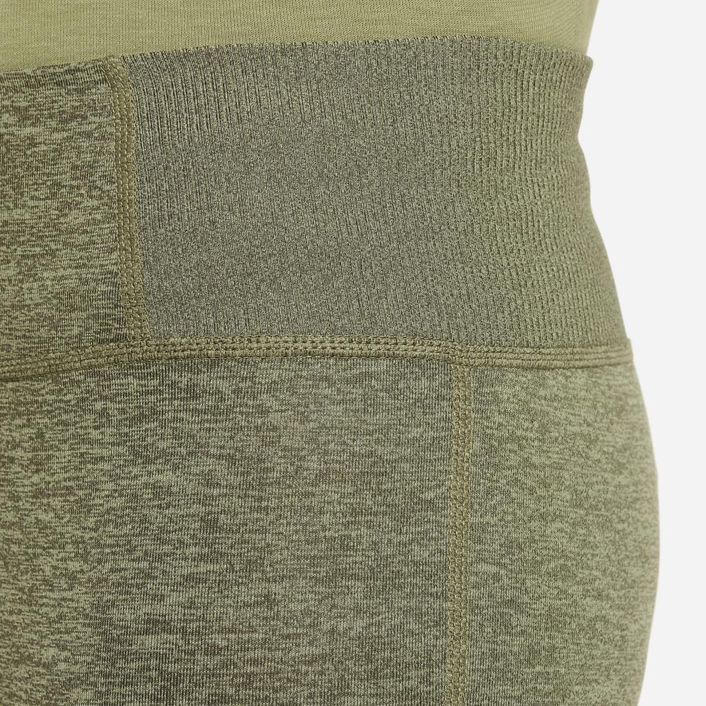 New Kids' Nike Knitted Sweatpants Olive Green DQ8917-334