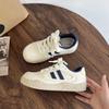 Student De Xun Women's Cute Ugly Skate Shoes - Chic Korean Style, Breathable Little White Sports Shoes for Autumn.