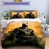 3pcs Batman Bedding Set, Soft Polyester Duvet Cover and Pillowcases Machine Washable Seasons all suitable & Guest Room Decor274