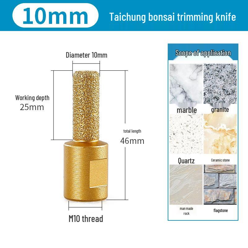 Angle Grinder Stone Slotting and Trimming Tool