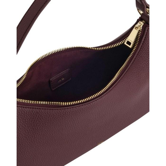 [JW PEI] Lily Women's Shoulder Bag - Deep Claret 35.8cm
