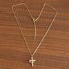 Vintage Designs Elegant Necklace with Stainless Steel Crosses Pendant Jewelry Accessory for Casual Wear Decoration