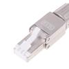 1Pc Rj45 Cat7 Connectors Tool-Free Reusable Shielded Ethernet Termination Field Modular Plugs 2000Mhz 40Gbps Lan Cable 22-26Awg