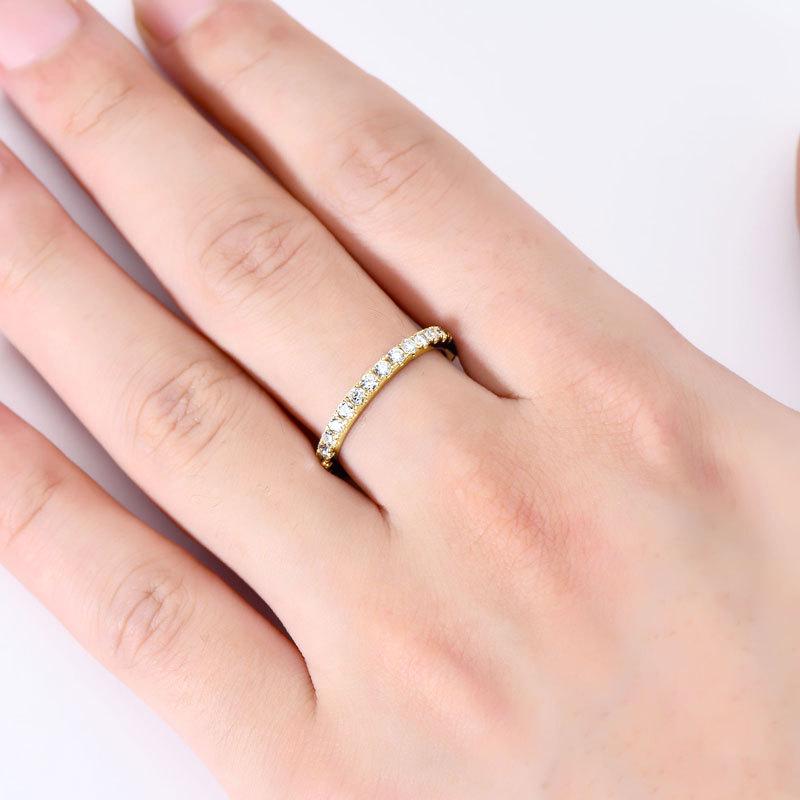 Sterling Silver Gypsophila Moissanite High-End Versatile Ring