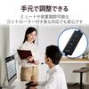 ELECOM USB Headset with Dual Noise and Volume Single Black HS-EP100UNCBK Microphone, Reduction, Mute, Control, Earphone,