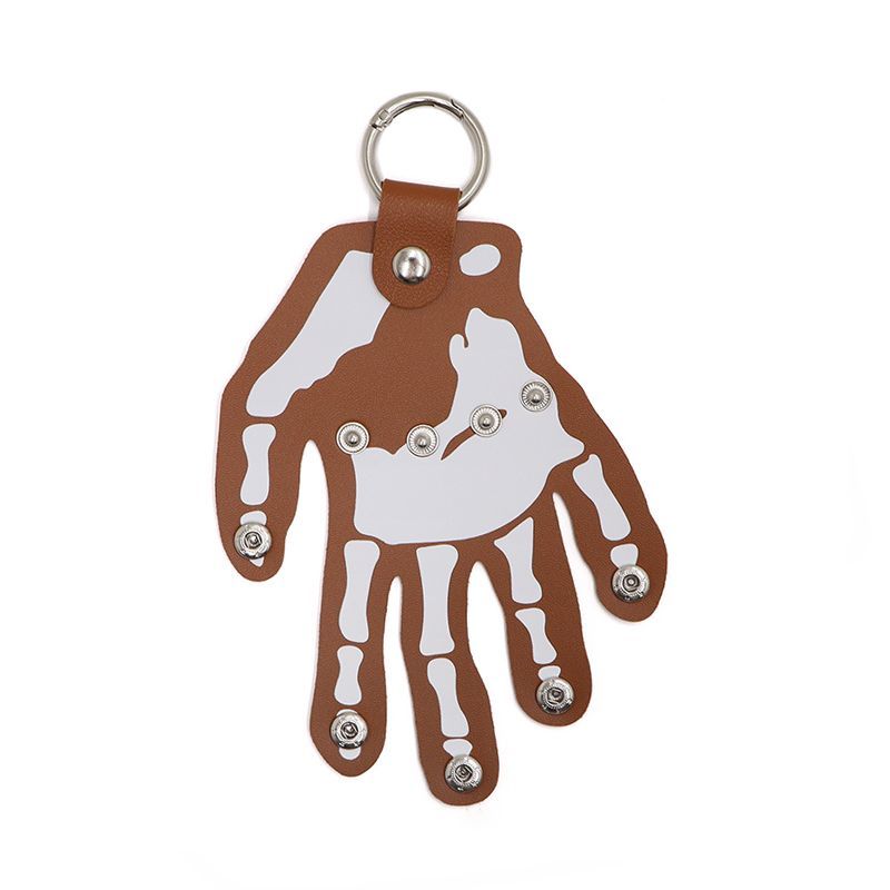 Creative Cross-border Popular Pendant Palm Keychain Pendant DIY Halloween Funny Keychain
