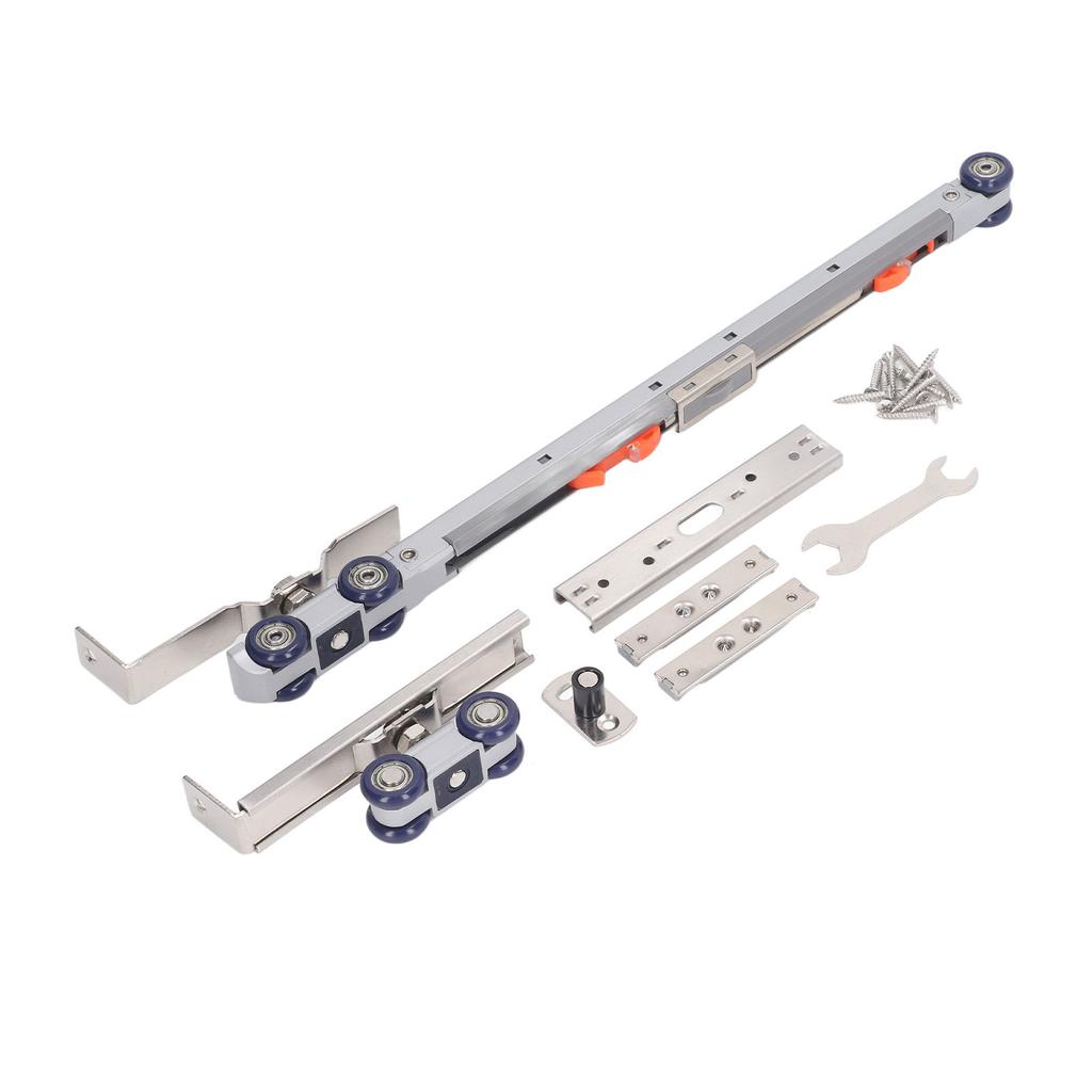 Roller Trolley 4 Wheel Silent Trolley Assembly Roller for Solid Wood Sliding Door Glass Door