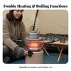 Multi-Purpose Gasification Heater Quick Heat Stove Portable For Indoor Outdoor Villa Camping Tent Cooking
