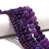 6/8/10mm Natural Stone Purple Dragon Agate Beads Round Loose Spacer Beads For Jewelry Making DIY Bracelet Necklace Accessories