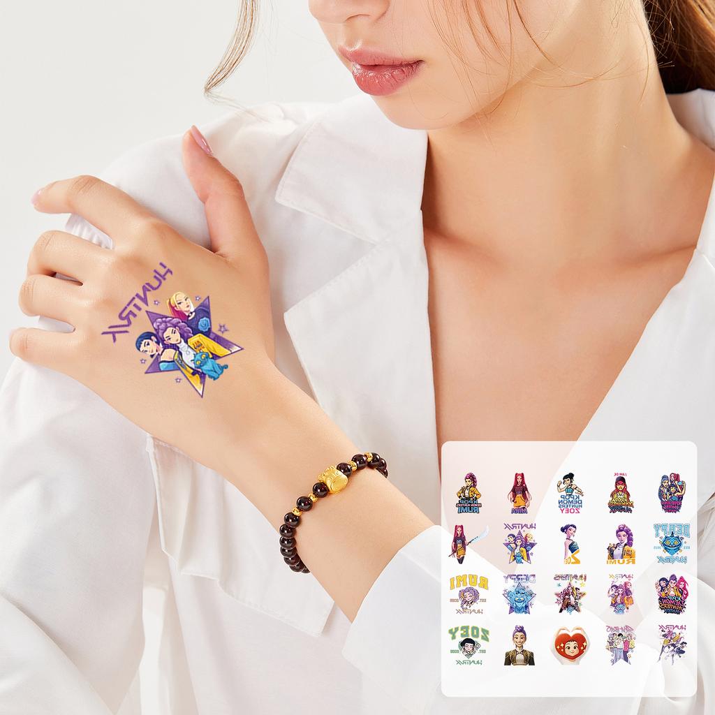 Witch  Stickers 20 Cartoon  Stickers Water Transfer Disposable Stickers
