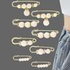 Pins Waist Fixed Buckle Clothing Brooches Set Waistband Pin Dress Shawl Clips Waist Pin Brooch