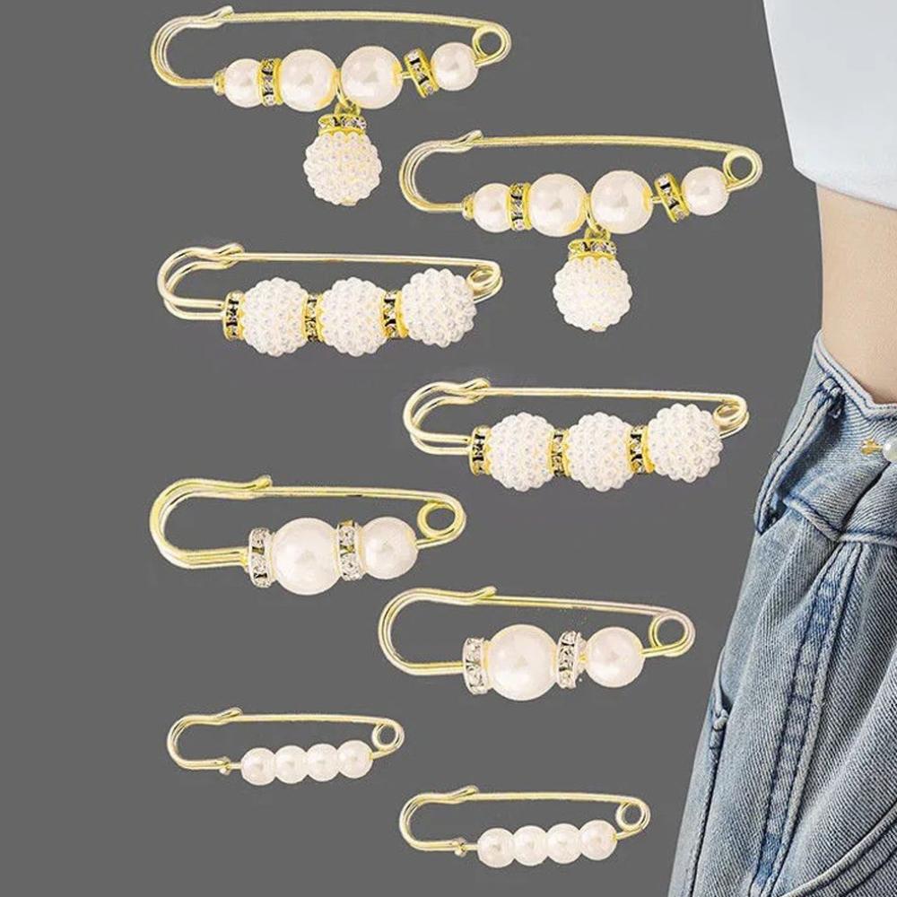 Pin Accessories Women Waistband Pin Clothing Brooches Set Dress Shawl Clips Waist Pin Brooch