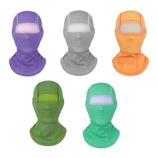 Color-Changing Riding Headgear Heat-Sensitive Fabric Elastic Fit Temperature-Sensitive Hood Heat-reacting Outdoor Headwear