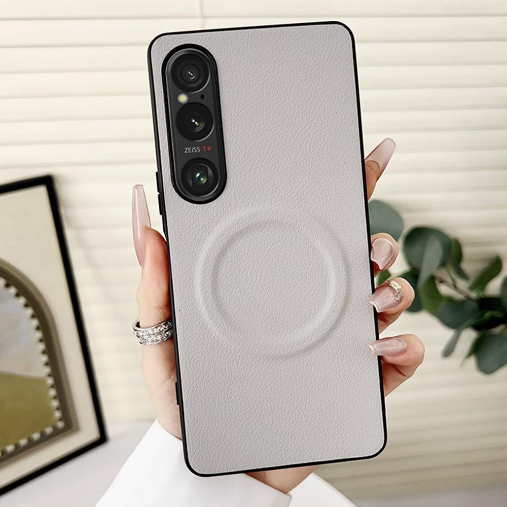 Pro pouzdro Sony Xperia 1 VI kompatibilní s MagSafe PU+TPU zadní kryt telefonu