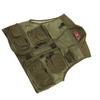 Fishing Vest MultiPocket MultiMesh Waistcoat Breathable Adjustable Fishing Life Jacket(L )
