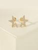 Minimalpiercing 14K Internal Asymmetrical Cubic Star Labret Piercing