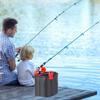 Ice Fishing Rod Holder Safe Bucket Rod Holders 2 Pieces Portable Compact Fishing Rod Racks For Fishing Enthusiast And Beginners