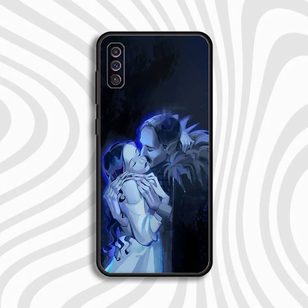 N-Nosferatu Vampire Goth Phone Case For Samsung S10,S21,FE,S21,Note 20,S26,S25,S24,S23,Ultra,S9,22,Plus Soft Silicone Black Case