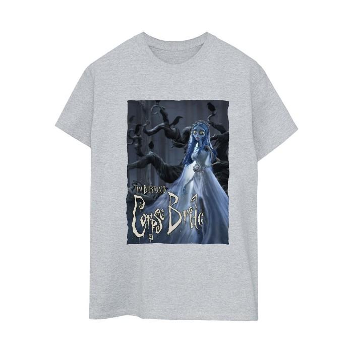 Corpse Bride Damen/Damen Emily Poster Boyfriend T-Shirt