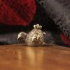 Brass 12 Zodiac Animal Head Sculpture Small Statue Desktop Ornaments Vintage Beast Figurines Mini Lucky Home Decorations Crafts