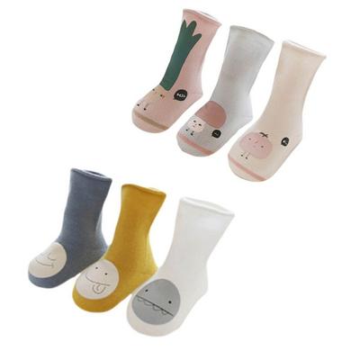 Joy Multi Infant Natural Printing Knee Socks (3 Types X 2 Sets), Korean Baby Products