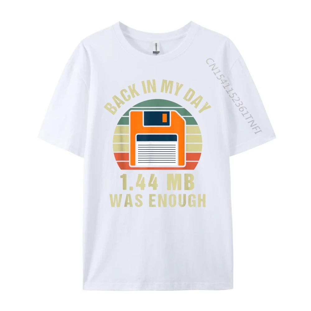 Floppy Disk Design For Computer Scientist Mens Shirts Graphic Tee Sale Tops T Shirt