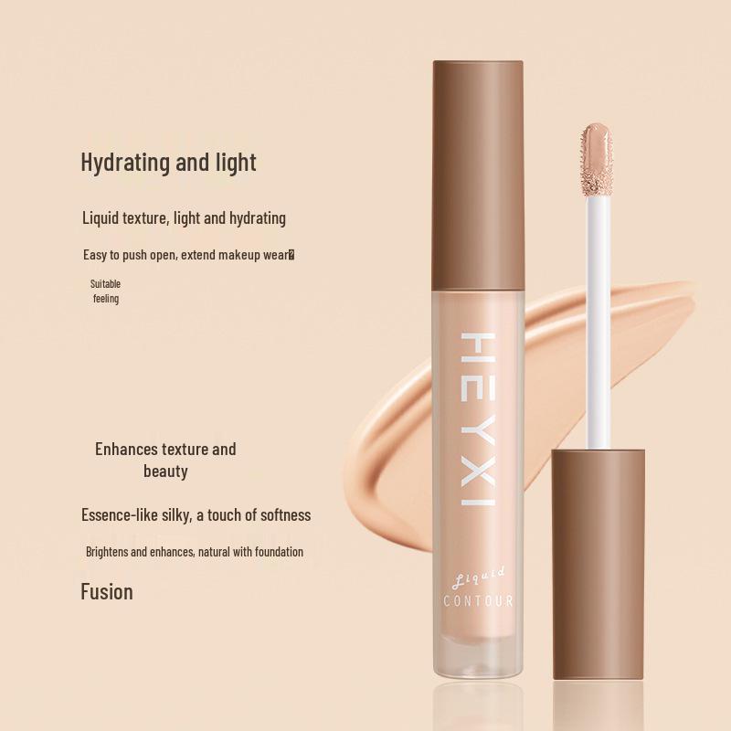 HEYXI Hanyuanxi Feuchtigkeitsspendender 4ML Concealer & Kontur: Langanhaltendes Make-up zur Abdeckung von Flecken, Akne, Narben & Augenringen.