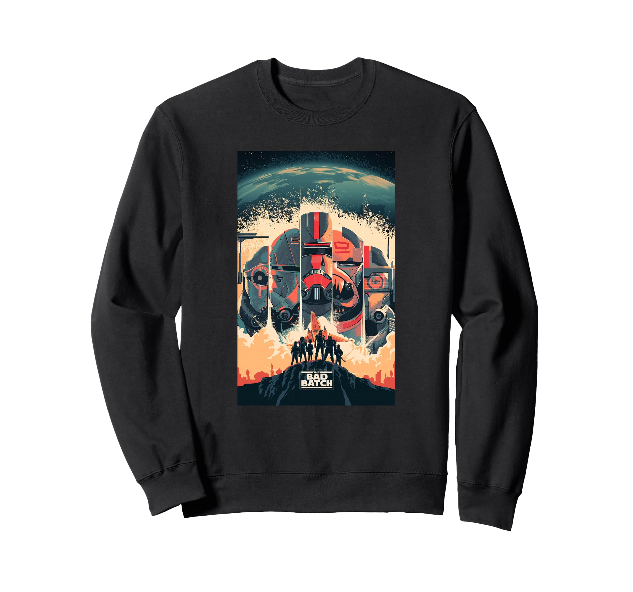 

Star Wars The Bad Batch Clone Force 99 Series Poster Sweatshirt
