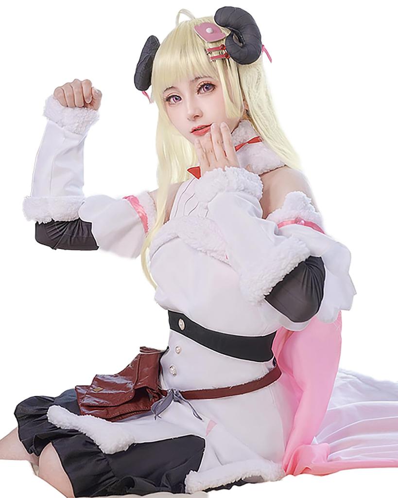 [Milky Time] Hololive Tsunomaki Watame Cosplay Halloween Costume for Women