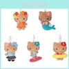 Soft And Cuddly Sanrio Kt Mermaid Plushie Surfboard Style Girly Heart Gift