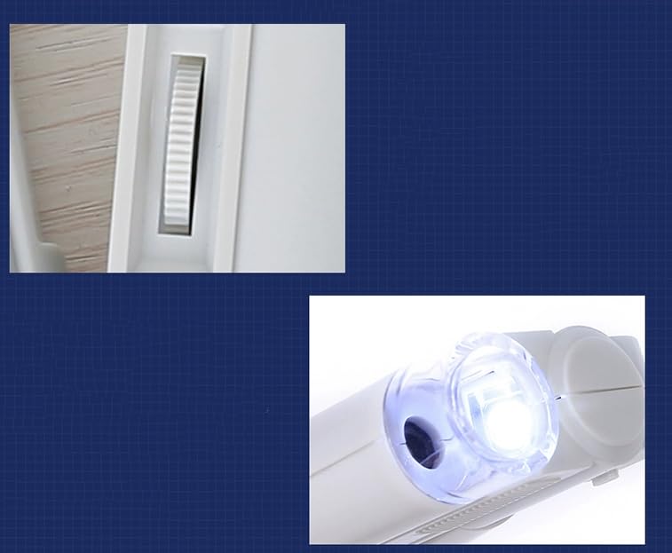 100x Magnification Microscope with Scale Measurement, LED Light, Double Tube, Portable Magnifying Glass with Graduated Scale, Handheld Magnifier for