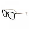 Eyeglasses Square Full Rim  Black Frame And Clear Demo Lenses Lens Sf2992001 Black