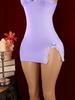 Clothes For Woman Green Sexy Summer Dress Y2k Party Dresses Mini Ultra Short Skirt Suspenders Seamless Deep V Gothic Clothing