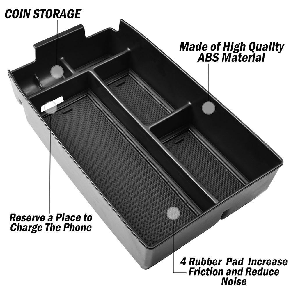 SixthSmoy Car Center Console Organizer For Ford Escape 2020-2025/Bronco Sport 2025-2025 Interior Accessories Armrest Insert Tray