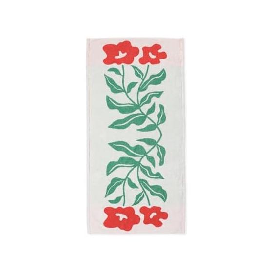 Francfranc Antibacterial and Deodorizing Art Bath Towel Flower Antibacterial and Deodorizing 100% Cotton