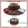 Electric Smores Maker Tabletop Indoor with 4 Detachable Trays and 4 Forks Flameless Electric Marshmallow Roaster for Movie Night