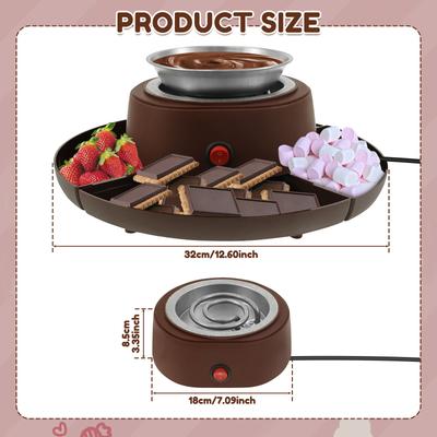 Ηλεκτρικό Μηχάνημα Smores Επιτραπέζιο Εσωτερικού Χώρου με 4 Αποσπώμενα Δισκάκια και 4 Πιρούνια Χωρίς Φλόγα Ηλεκτρικός Ψηστής Marshmallow για Βραδιά Κινηματογράφου