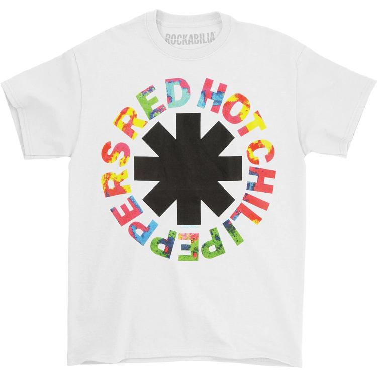 RED HOT CHILI PEPPERS Red Hot Chili Pepper Band Rock Punk Men's Heavy Cotton Short Sleeve T-Shirt Harajuku