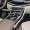 Car Styling Center Console Gear Shift Frame Decoration Cover Trim For BYD Qin PLUS  Carbon Fiber Color Interior Accessories