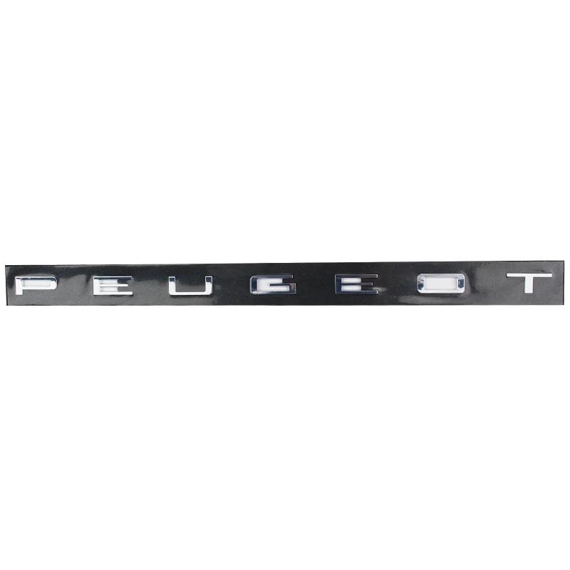Tgujh8 ABS Letra Coche Trasero Maletero Emblema Pegatina Etiqueta para Peugeot 508 408X 3008 308 2008 408 4008 GT 5008 307 206 207 301 Decoración