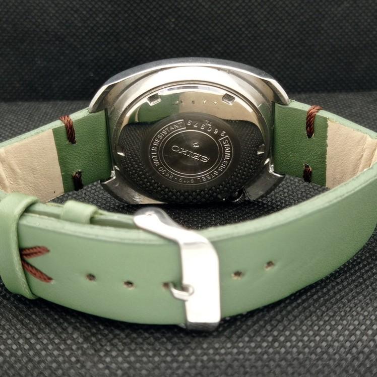 POUŽITÉ VINTAGE SEIKO AUTOMATIC 6119C JAPONSKO PÁNSKÉ D/D STŘÍBRNÉ HODINKY 621e-a415940-2 SKU621e-a415940