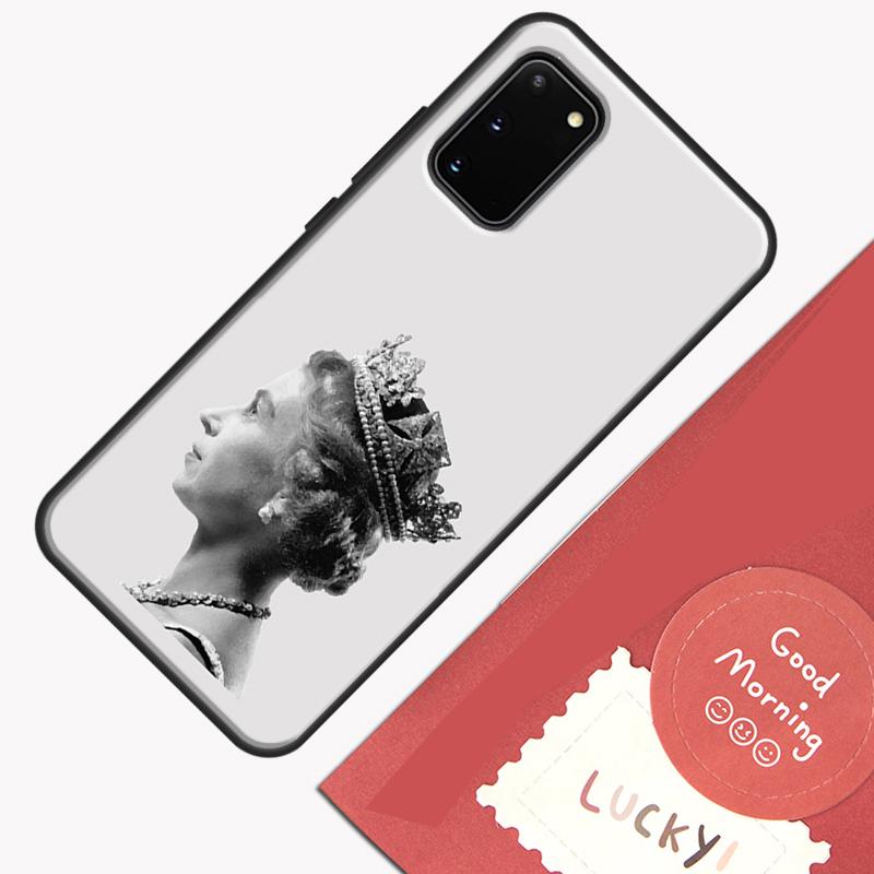 England Queen Elizabeth II Phone Case For Samsung Galaxy S24 S26 Ultra S20 S21 S22 S23 S25 Plus S10 S25 FE Cover Shell