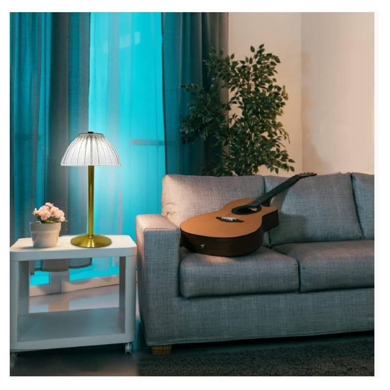 Elegant 5v Touch Sensor Retro Metal Table Lamp With Creative Pumpkin Style And Versatile Night Light Function