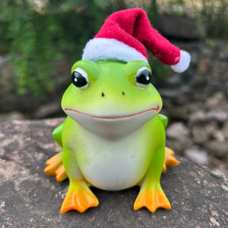 Whimsical Frogs Figurine Decorative Resin Planter Animal Sculpture Perfect For Succulents Arrangements And DIYer Gardens