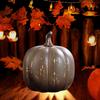 Blinkende lys Gresskar Stjernenatt Gresskarlykt Timer LED-belyst Glitrende Gresskar Høst Halloween-dekorasjoner til hjemmet