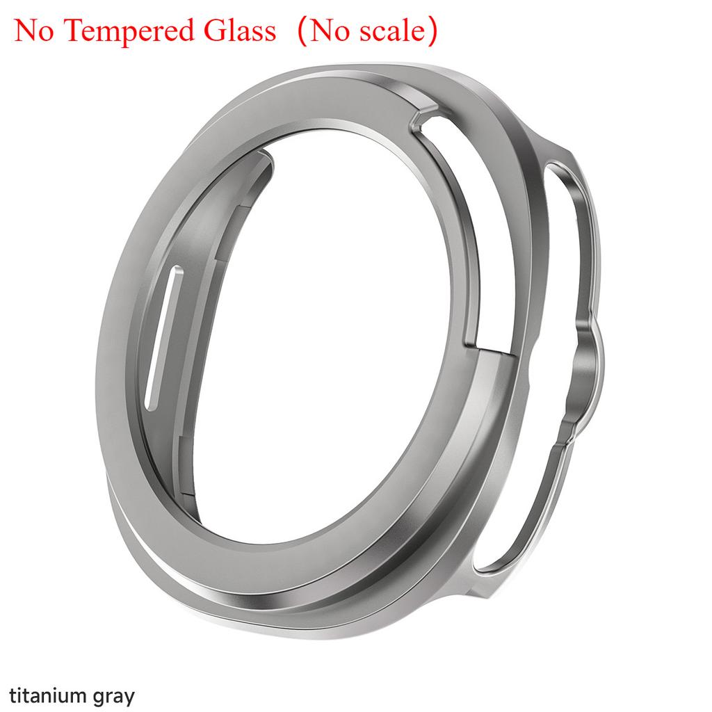 Protector Case For Samsung Galaxy Watch 8 Classic PC Hollowed Cover Protective Bumper Shell Tempered Glass Screen Accessories