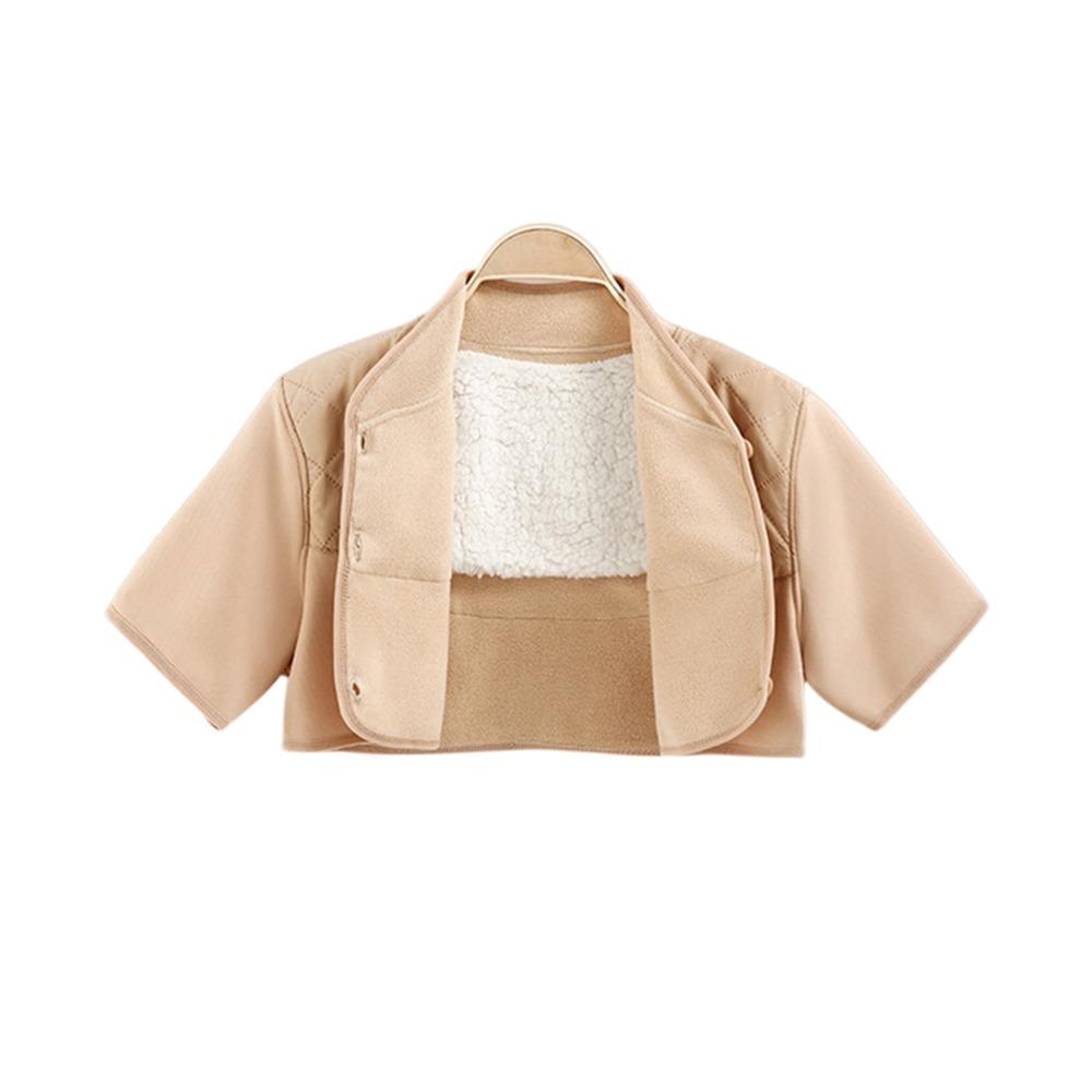 

Warm Collar Vest Feminine Jacket Windproof Sleeveless Coats Outdoors Women Crop Waistcoat Winter Nude Short Sleeved