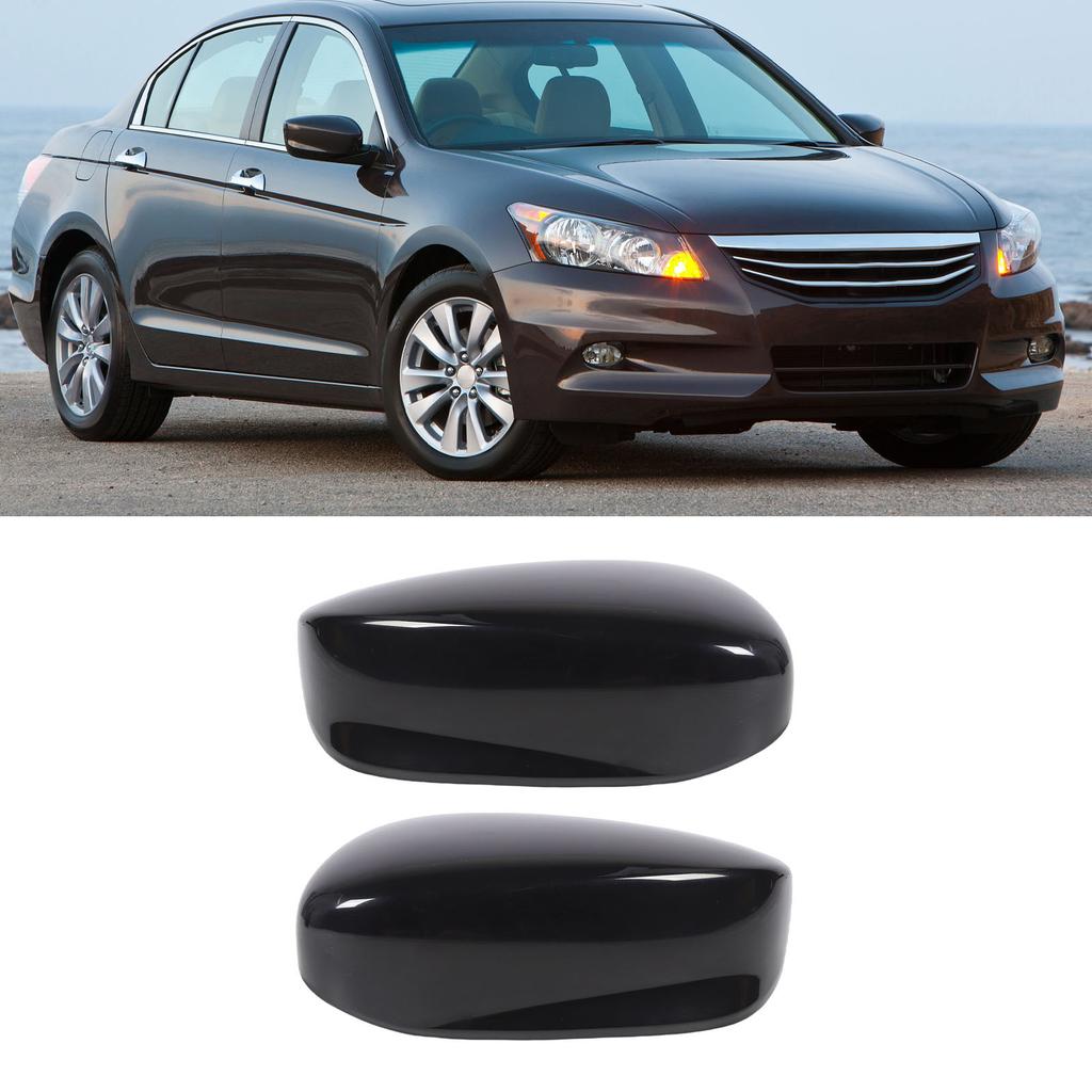 Door Wing Mirror Cover Rearview Mirror  Black Shockproof Scratch Proof Stylish Door Wing Mirror  Exterior Decoration Trims