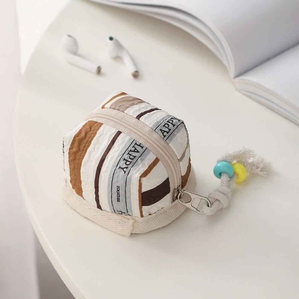 Protective Cover Polyester Zipper Storage Bag Multifunction Cute Earphone Case Portable Zipper Pouch Coins Storage
