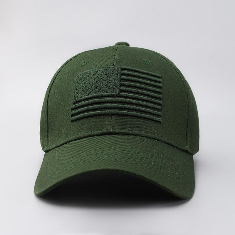 Hot sale High quality American Flag Embroidery Baseball Net Caps Spring and Summer Outdoor Adjustable Casual Hats Sunscreen Hat